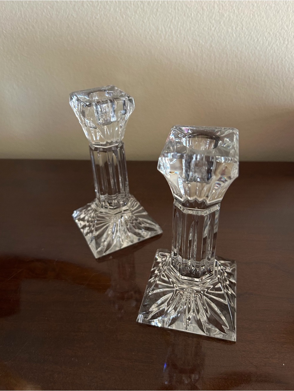Waterford Crystal Candlestick Holders EUC - Picture 4 of 5